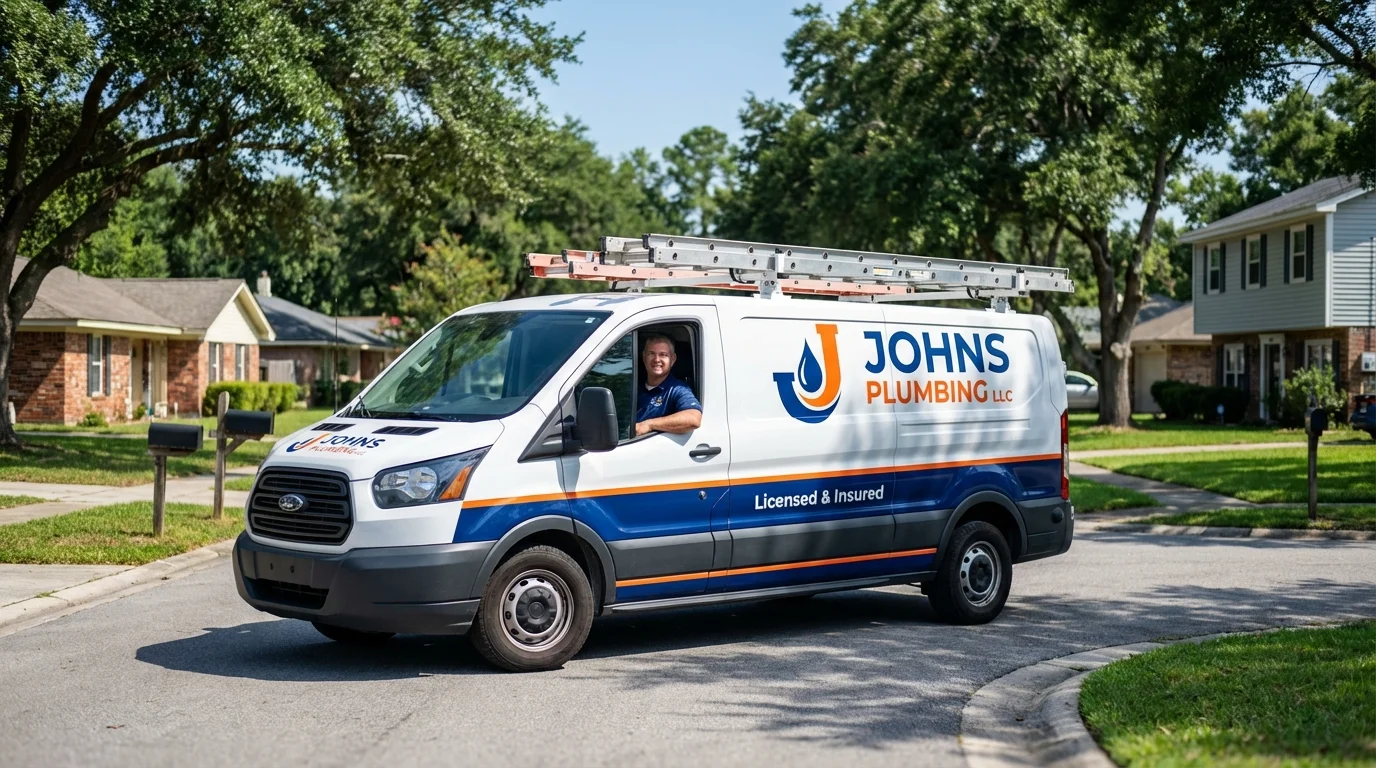 Johns Plumbing LLC service van in Bonney Lake, WA
